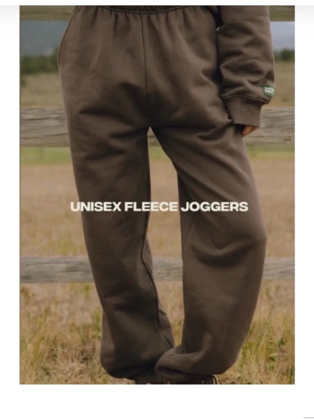 Daily Drills Unisex Fleece Joggers Coco XS/S